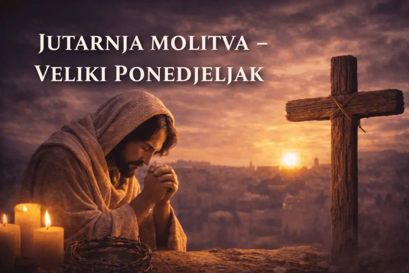 JUTARNJA MOLITVA – VELIKI PONEDJELJAK