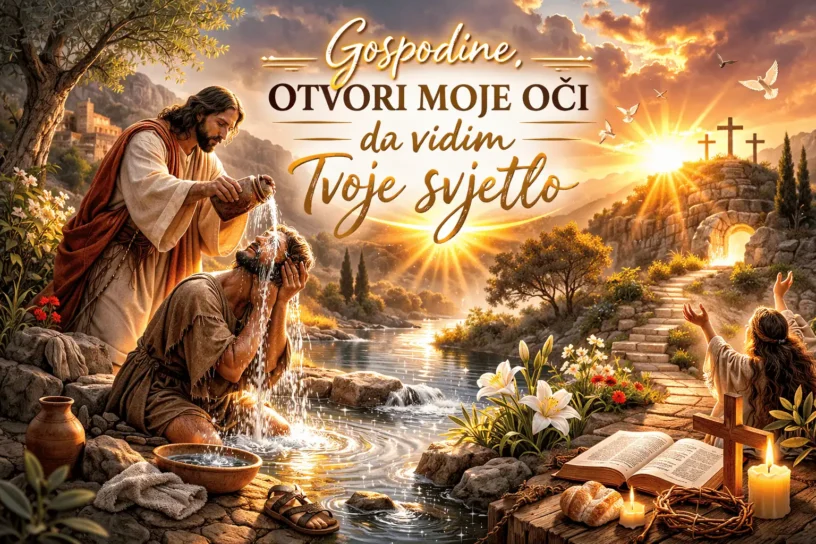 GOSPODINE,OTVORI MOJE OČI DA VIDIM TVOJE SVIJETLO