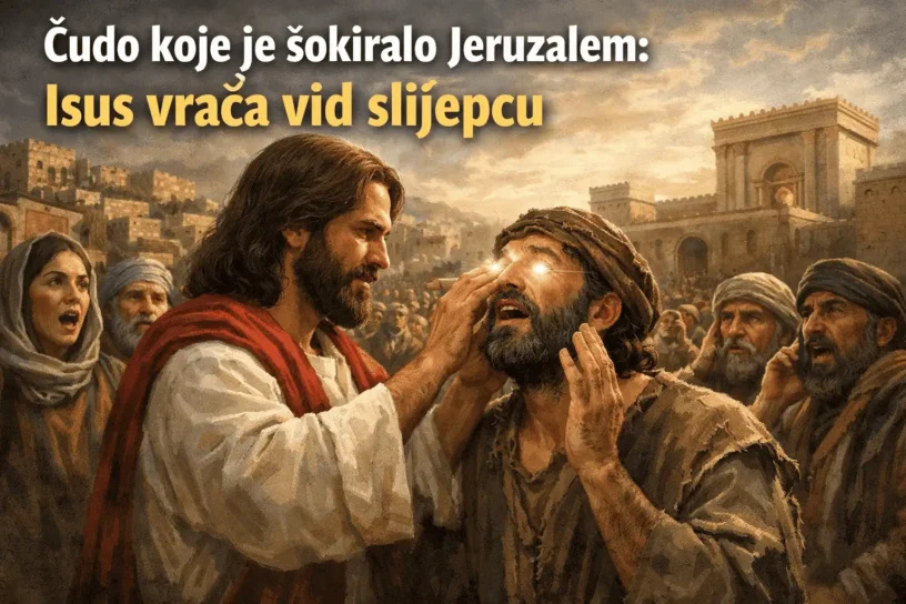Čudo koje je šokiralo Jeruzalem: Isus vraća vid slijepcu