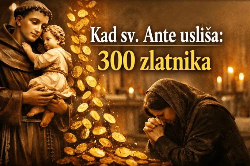 Kad sv. Ante usliša: 300 zlatnika