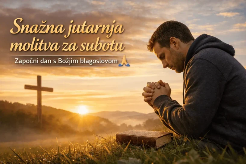 Snažna molitva za subotnje jutro