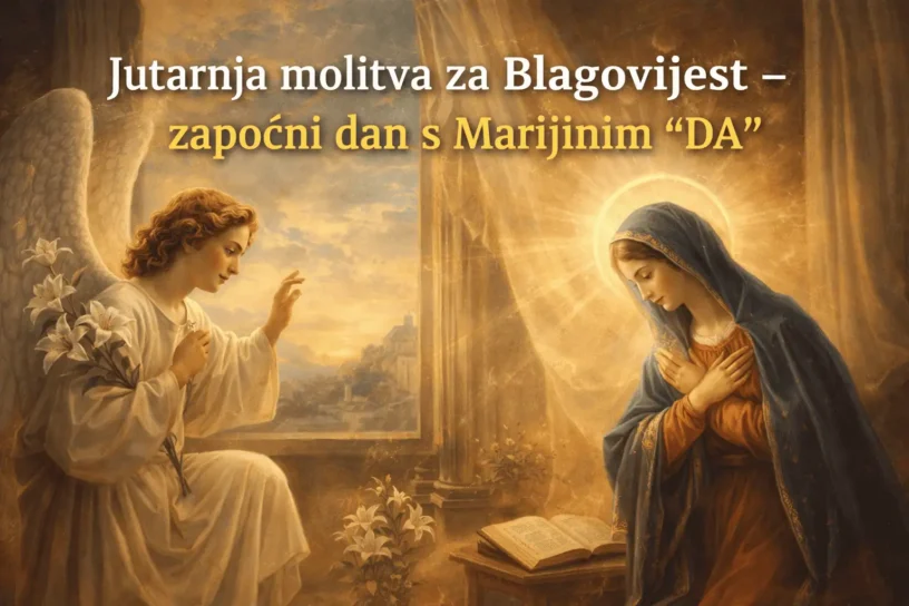 Jutarnja molitva za Blagovijest – započni dan s Marijinim “DA”