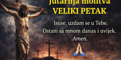 Jutarnja molitva na Veliki petak