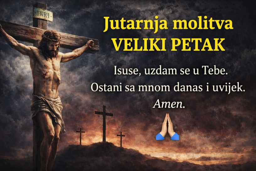 Jutarnja molitva na Veliki petak
