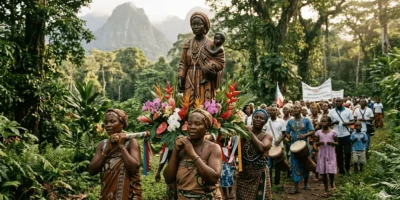 GOSPA KOJA ISUSA NOSI NA LEĐIMA:UPOZNAJTE ZAŠTITNICU AFRIKE