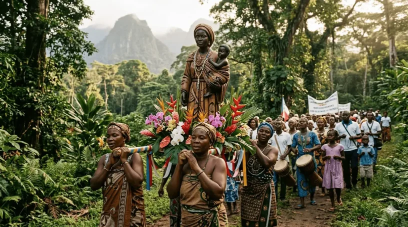 GOSPA KOJA ISUSA NOSI NA LEĐIMA:UPOZNAJTE ZAŠTITNICU AFRIKE